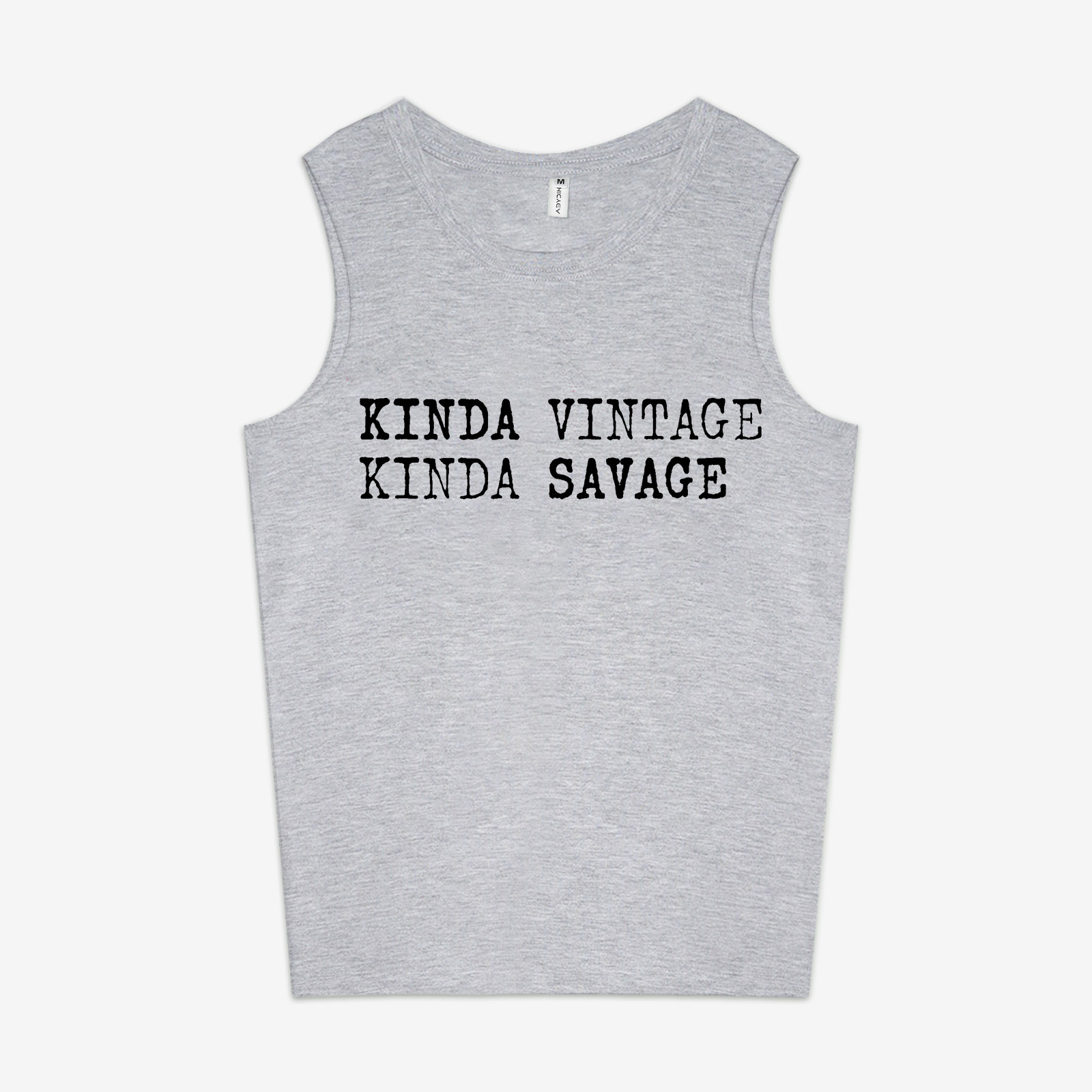 Kinda Vintage Kinda Savage Printed Women's Vest