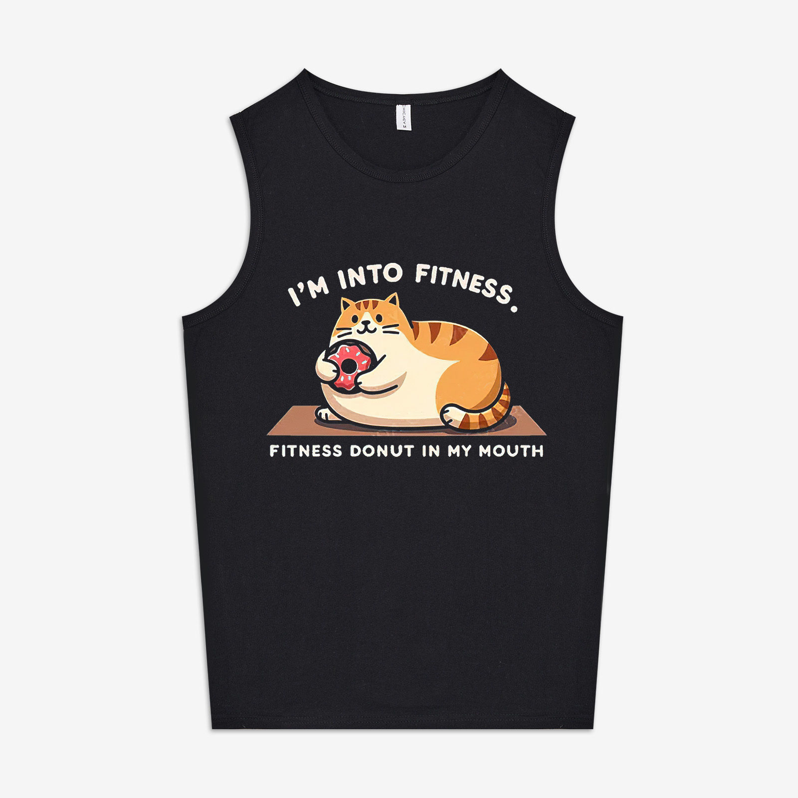 I'm Into Fitness Printed Women's Vest