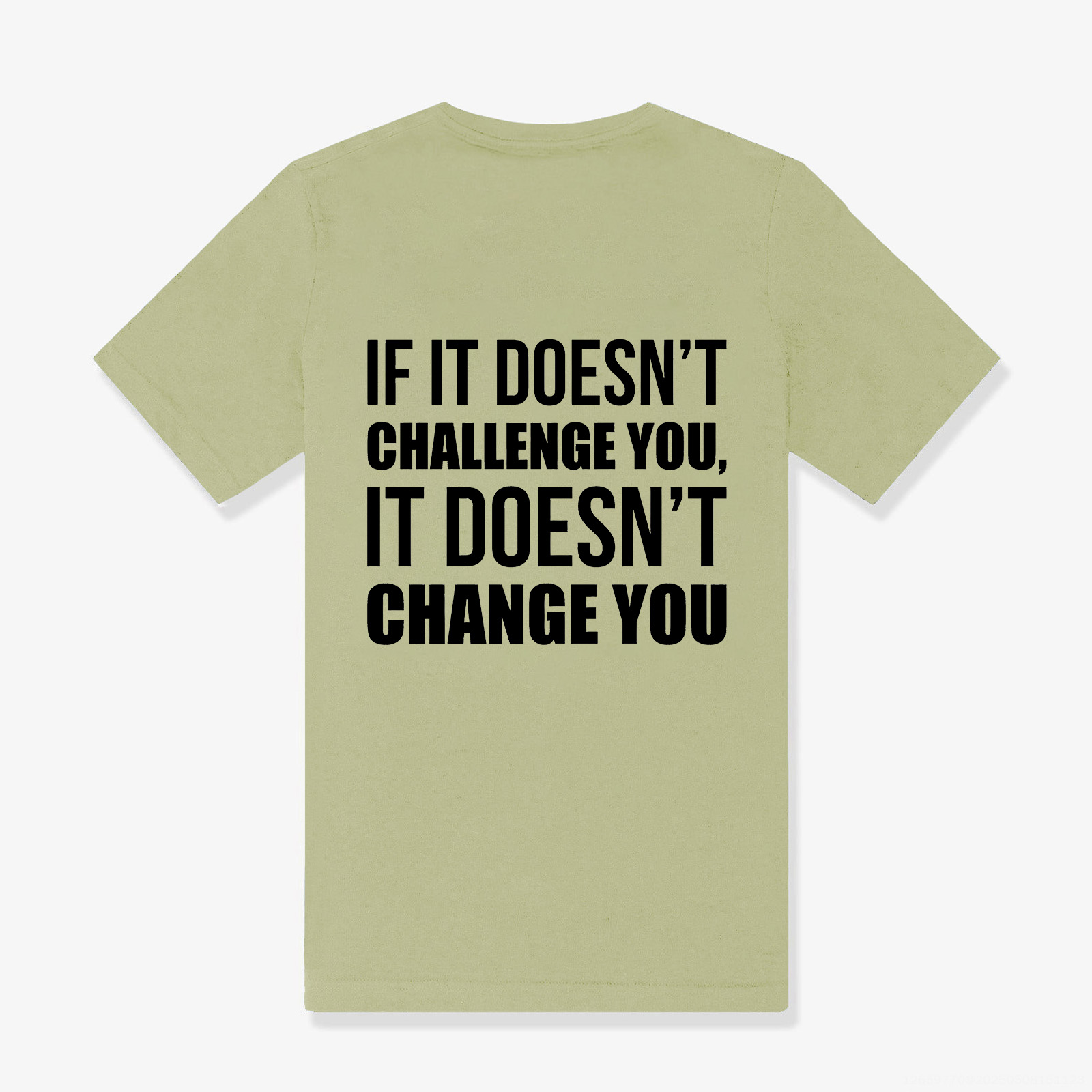 If It Doesn't Challenge You, It Doesn't Change You Printed Women's T-shirt