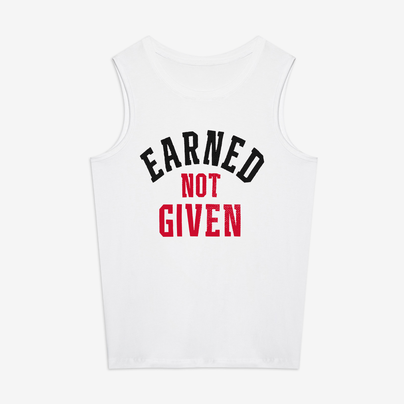 Earned Not Given Printed Women's Vest-traneing