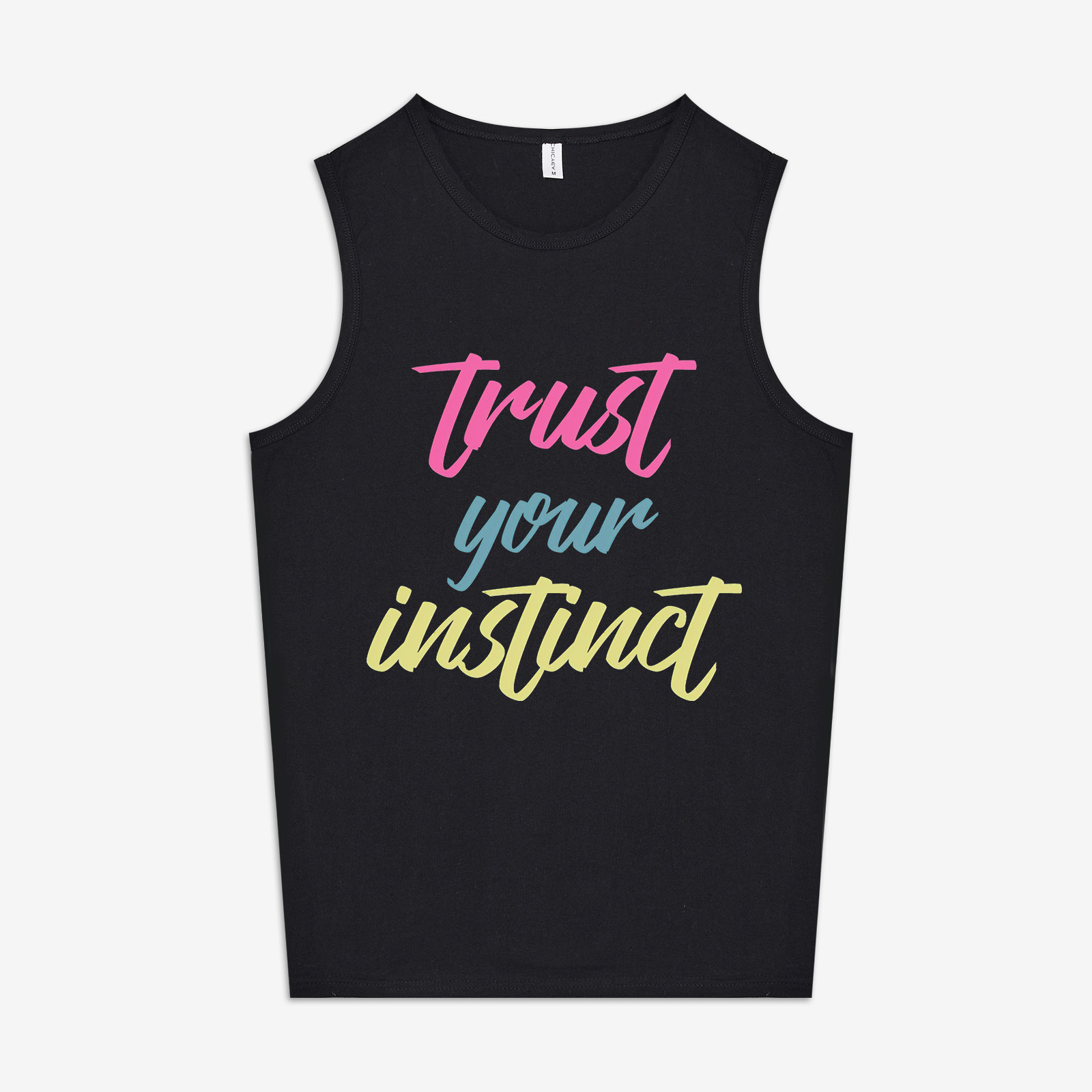 Trust Your Instinct Printed Women's Vest-traneing