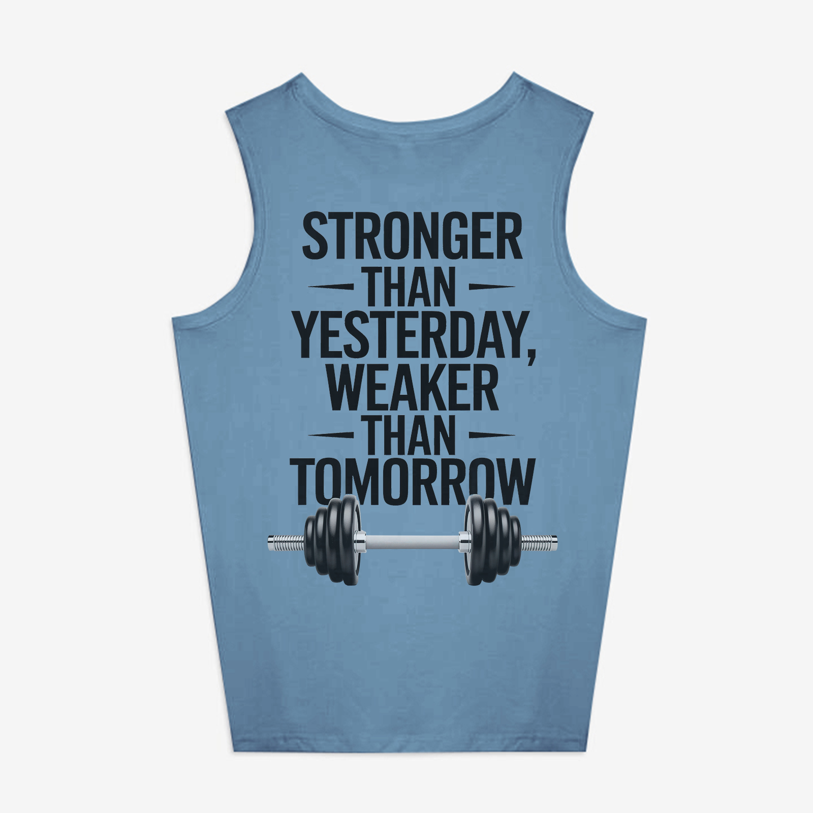 Stronger Than Yesterday Weaker Than Tomorrow Printed Women's Vest-traneing