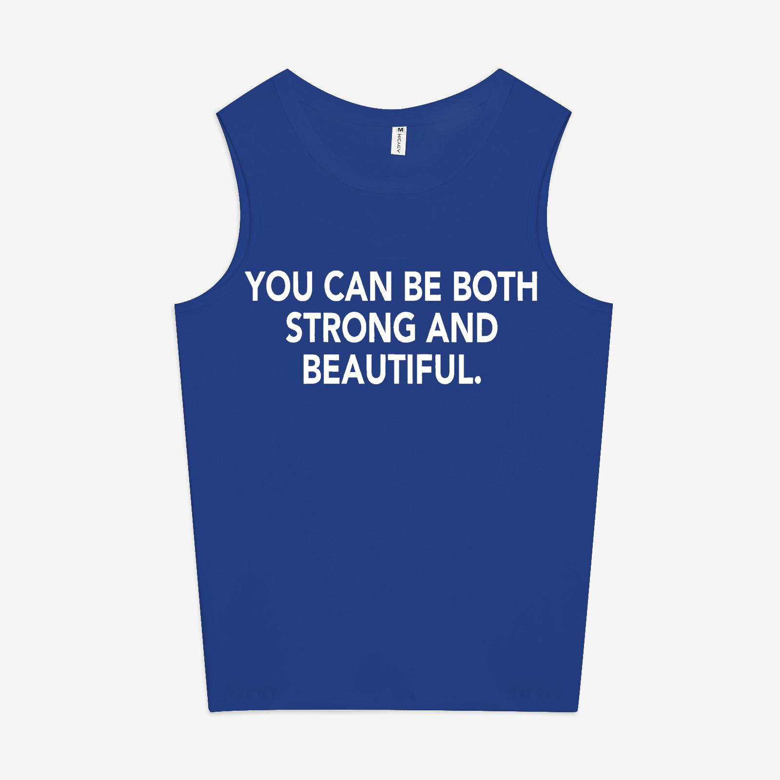 You Can Be Both Strong And Beautiful Printed Women's Vest-traneing