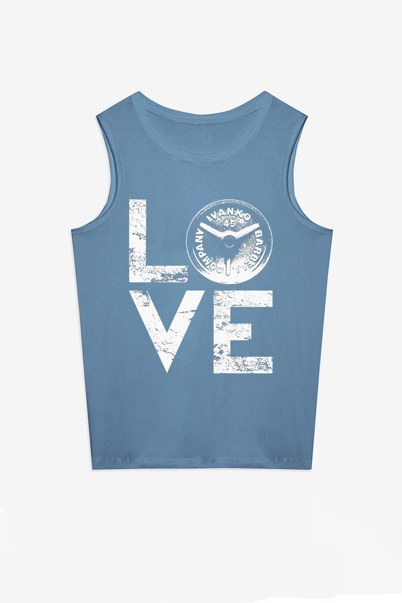 Vintage Love Printed Women's Vest-traneing