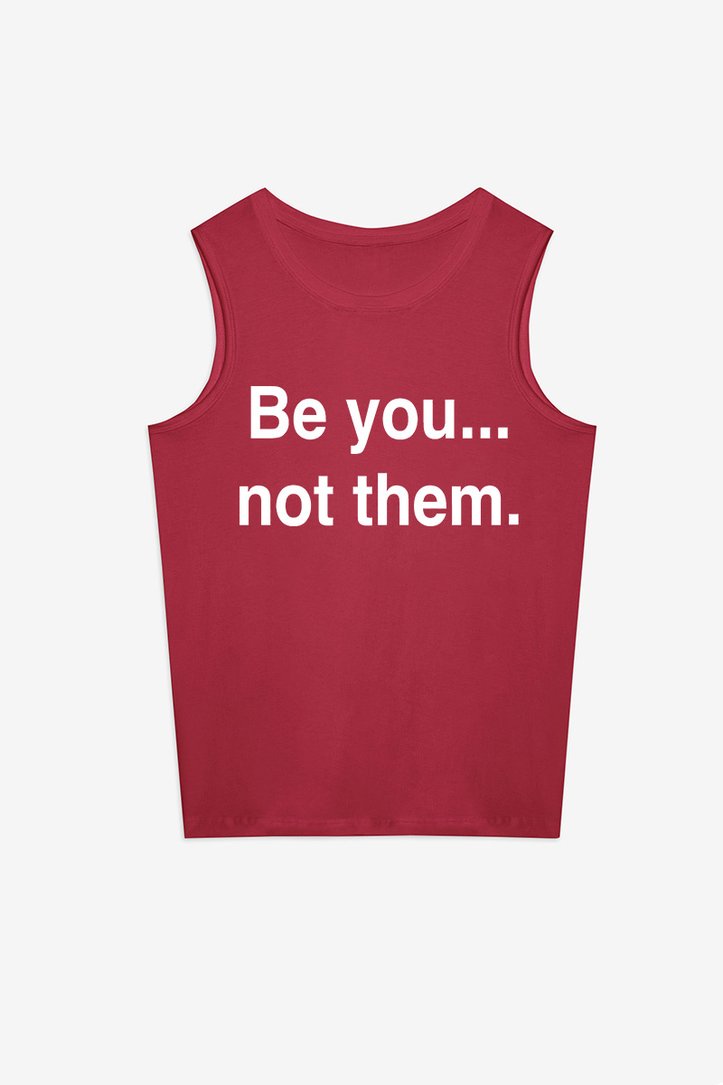 Be You... Not Them Printed Women's Vest-traneing