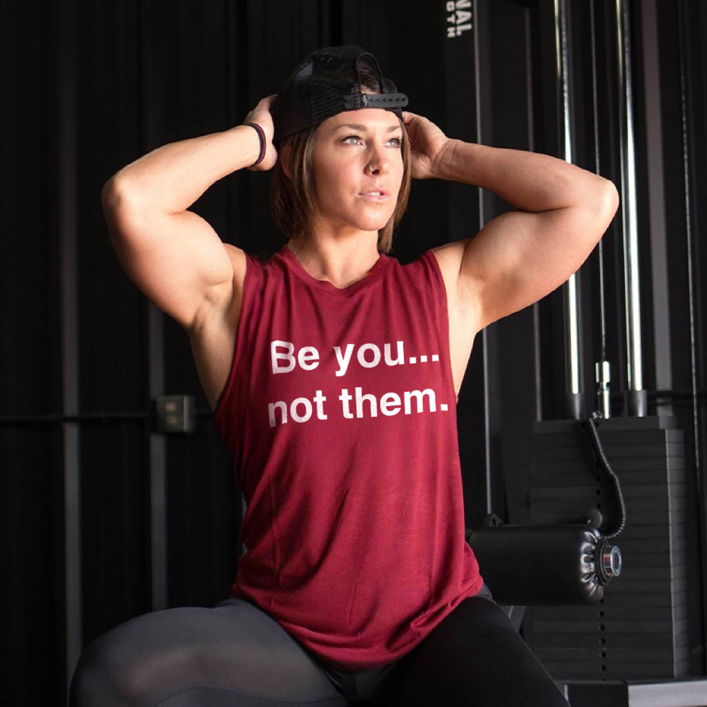 Be You... Not Them Printed Women's Vest-traneing