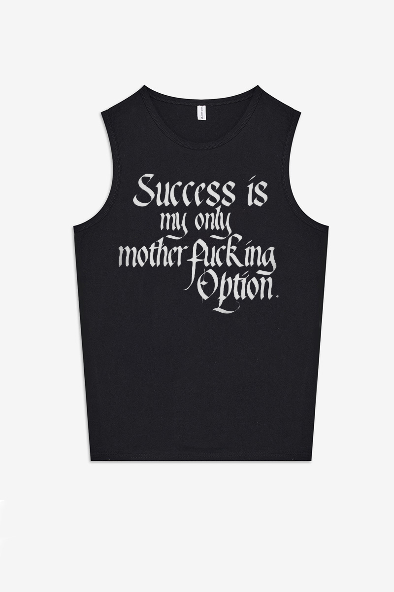 Success Is My Only Mother F*cking Option Printed Women's Vest-traneing