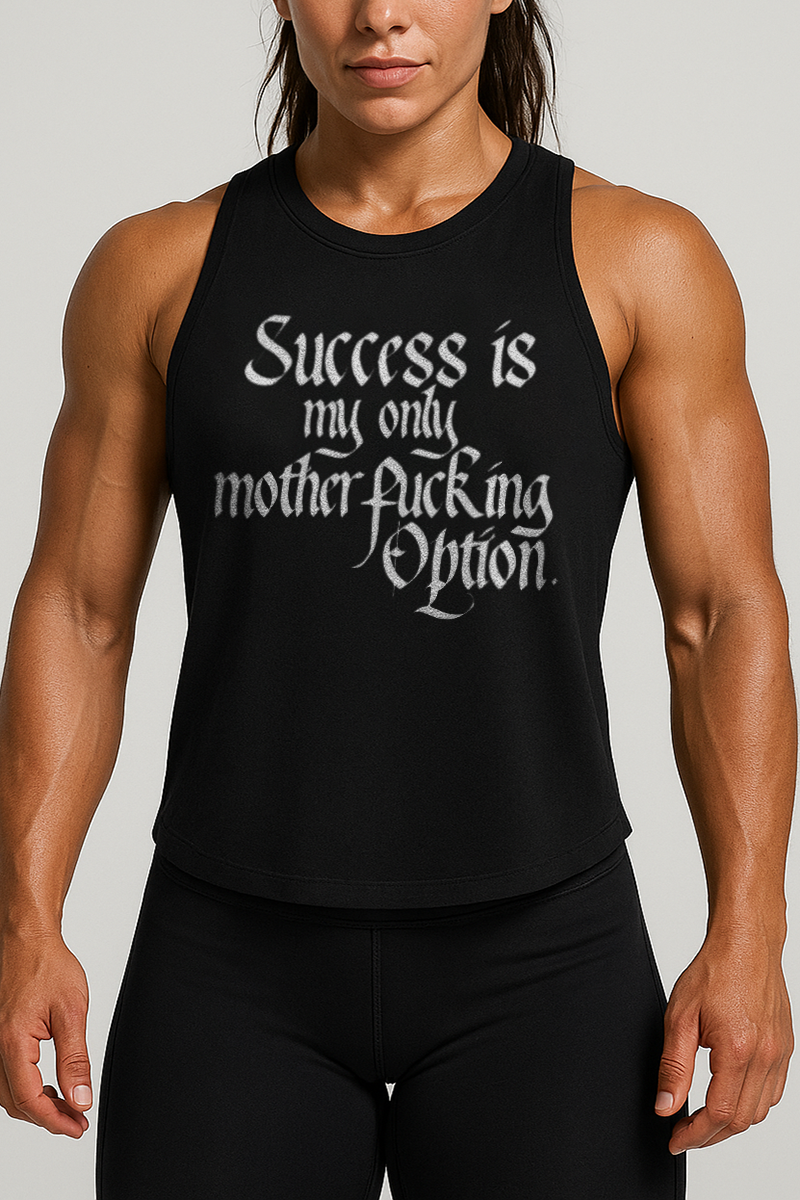 Success Is My Only Mother F*cking Option Printed Women's Vest-traneing