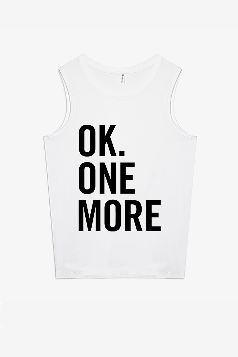 OK. One More Printed Women's Vest-traneing
