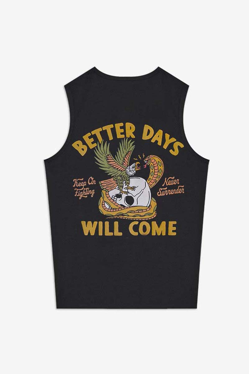 Better Days Will Come Printed Women's Vest