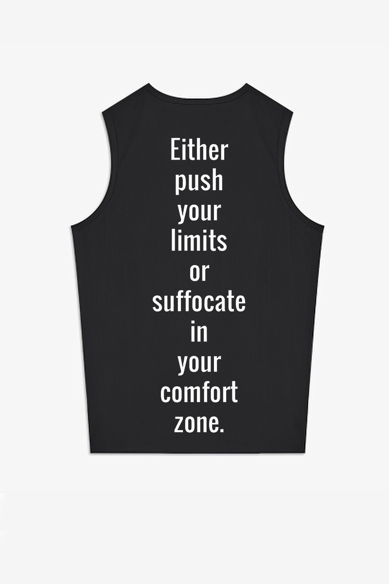 Ethier Push Your Limits Or Suffocate In Your Comfort Zone Printed Women's Vest-traneing