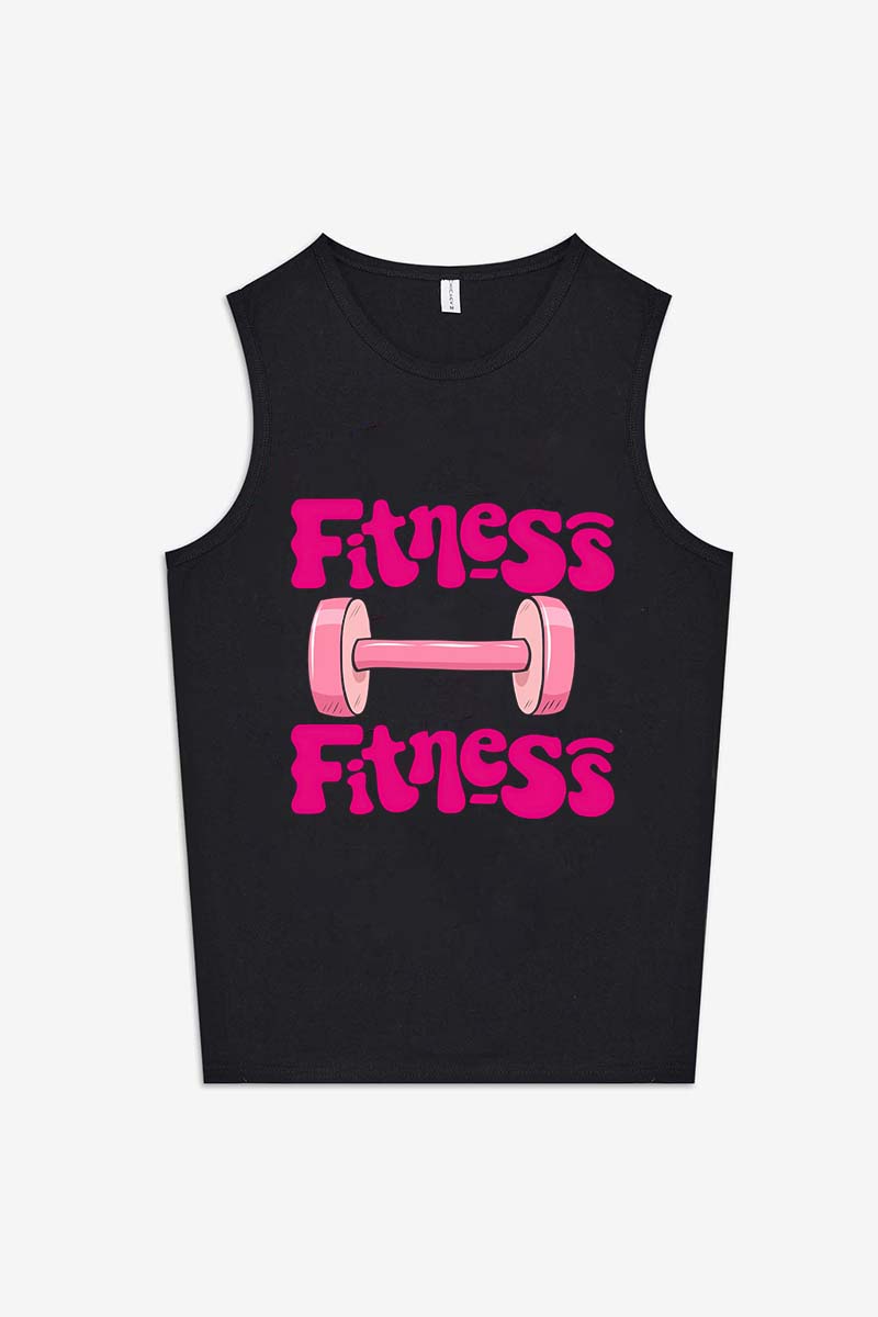 Fitness Printed Women's Vest-traneing