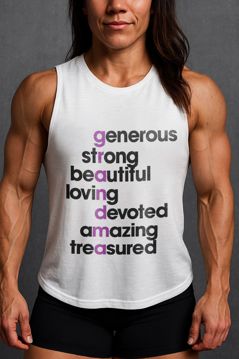 Generous Strong Beautiful Printed Women's Vest-traneing