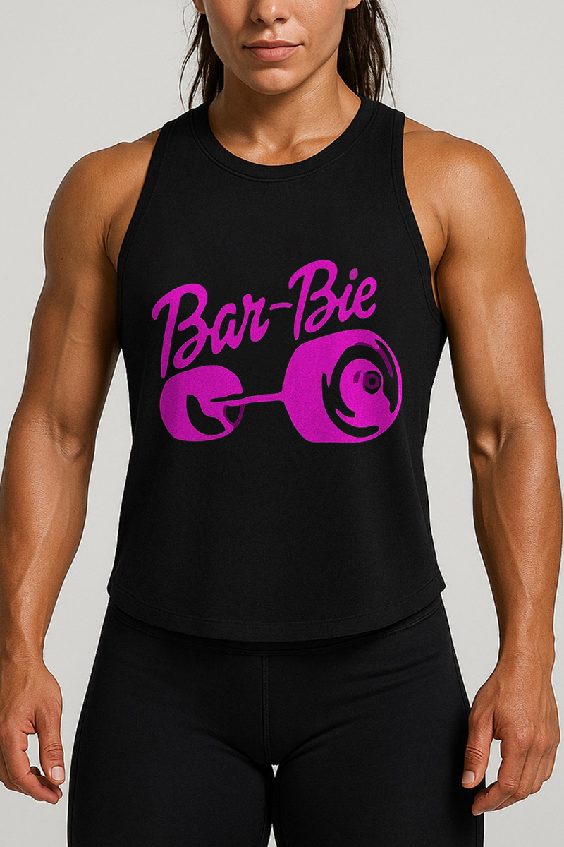 Bar-Bie Printed Women's Vest-traneing