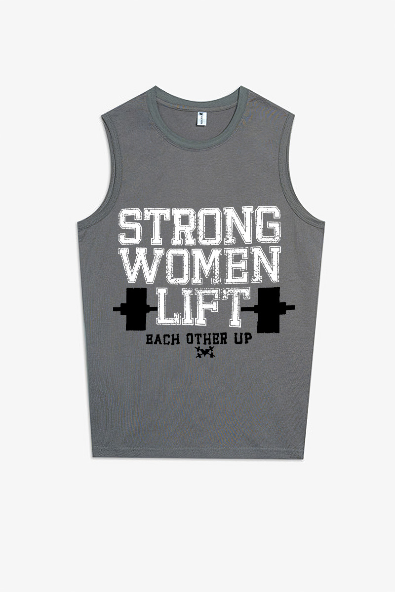 Strong Women Lift Printed Women's Vest-traneing