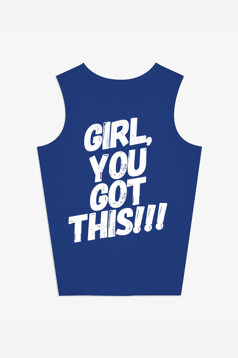 Girl, You Got This!!! Printed Women's Vest-traneing