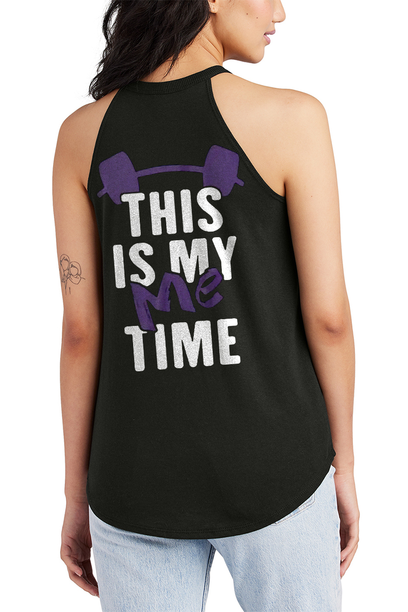 This Is My Time Printed Women's Vest Image - 2