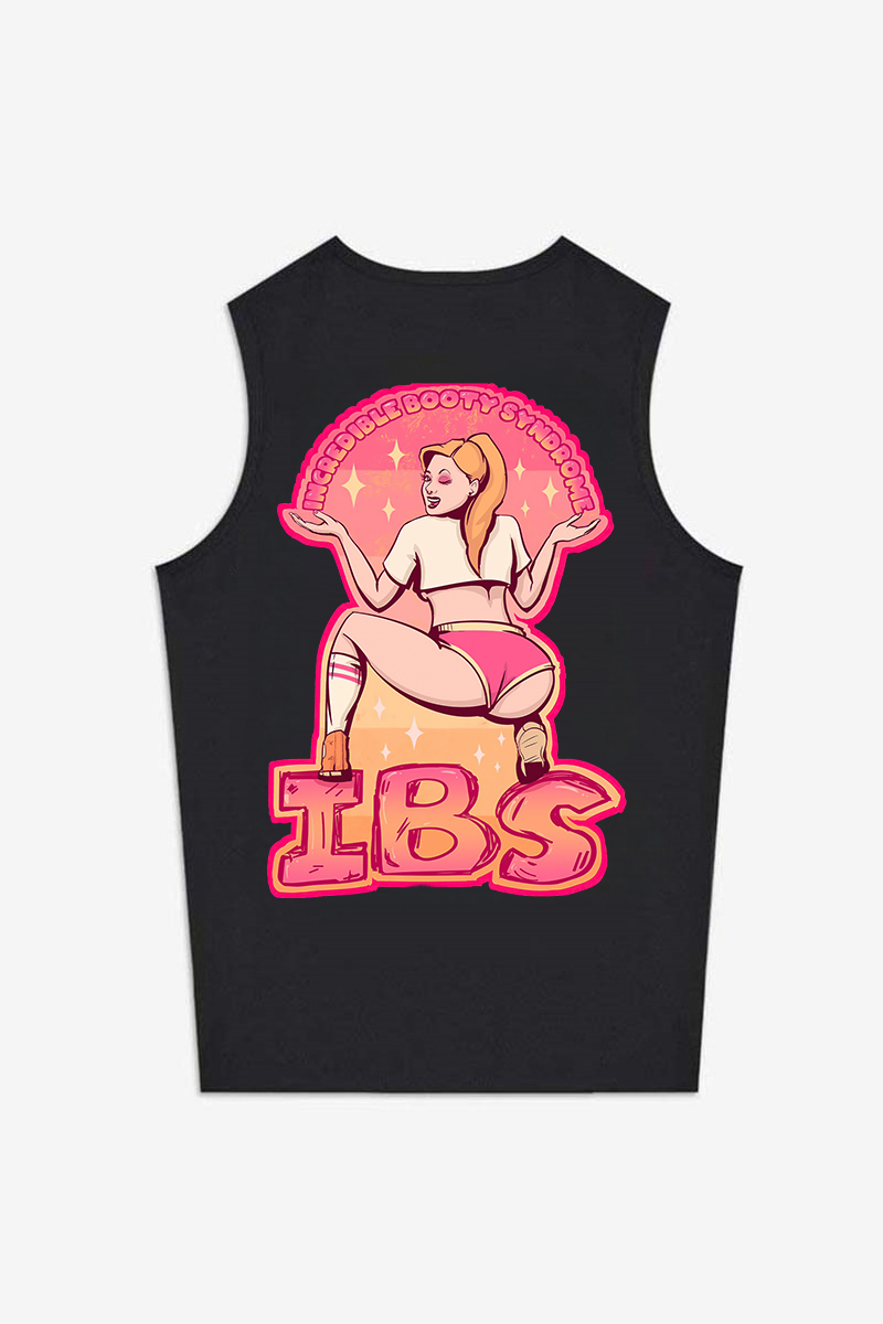 IBS Incredible Booty Syndrome Printed Women's Vest-traneing