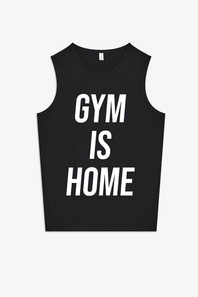 Gym Is Home Printed Women's Vest-traneing