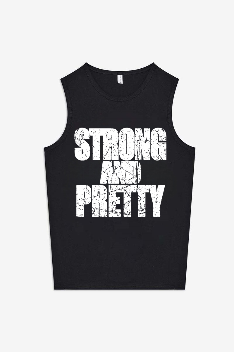 Strong And Pretty Printed Women's Vest-traneing