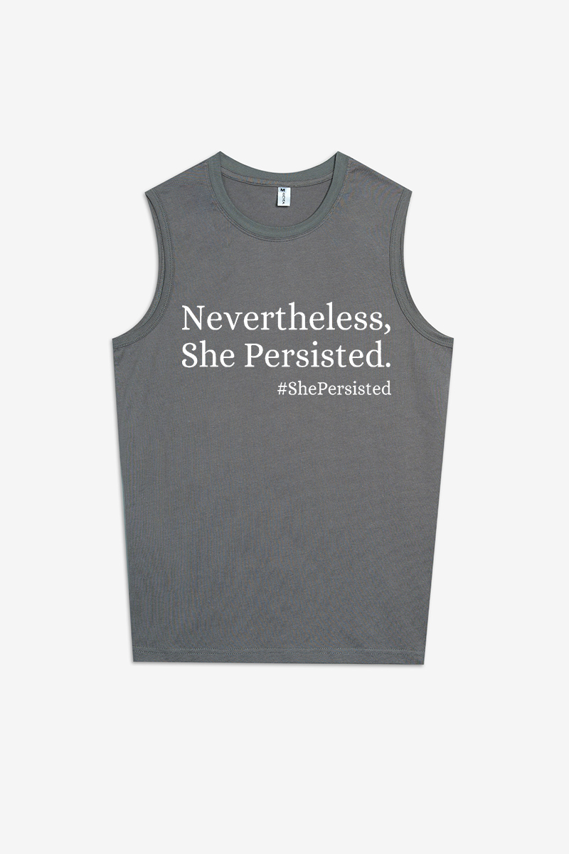 Nevertheless She Persisted Printed Women's Vest-traneing