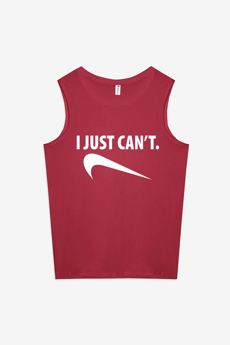 I Just Can't Printed Women's Vest-traneing