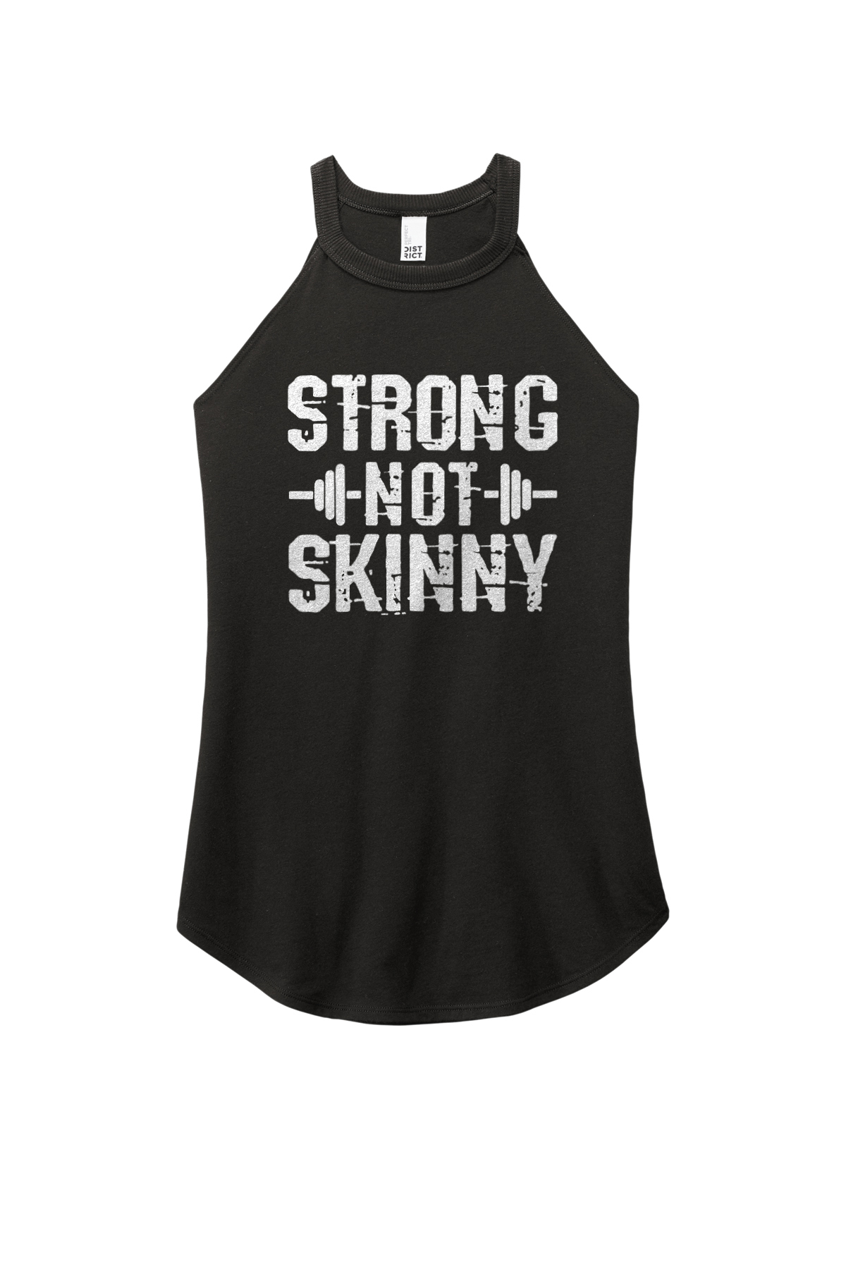 Strong Not Skinny Printed Women's Yoga Tank Tops-traneing