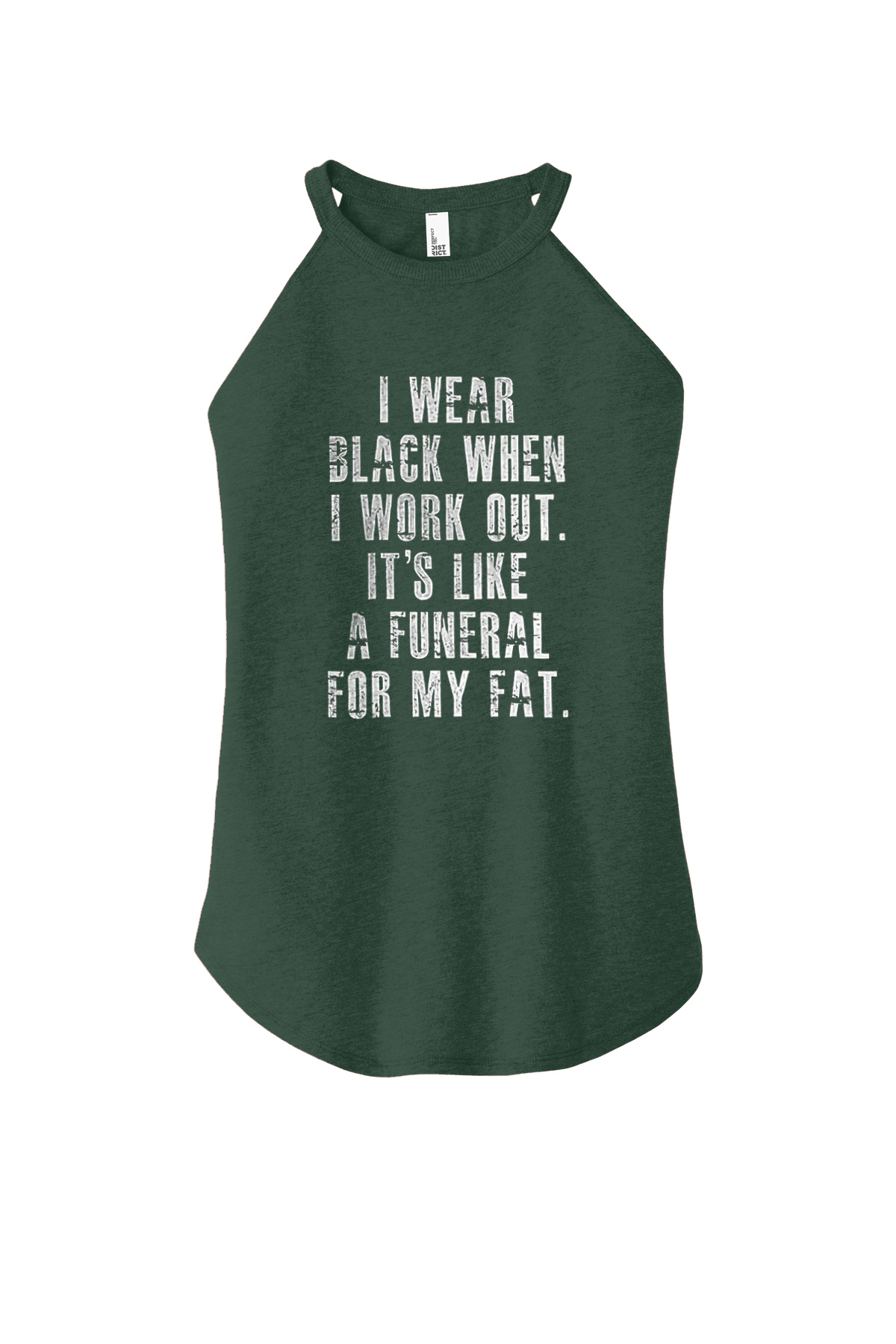 I Wear Black When I Work Out Printed Women's Yoga Tank Tops-traneing