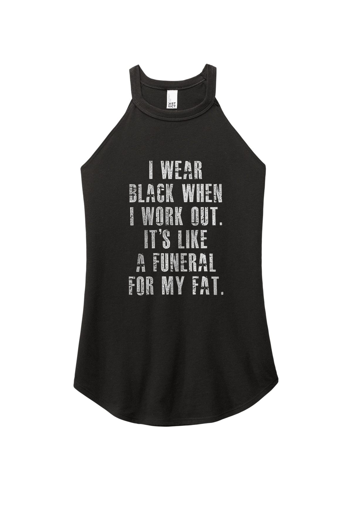 I Wear Black When I Work Out Printed Women's Yoga Tank Tops-traneing