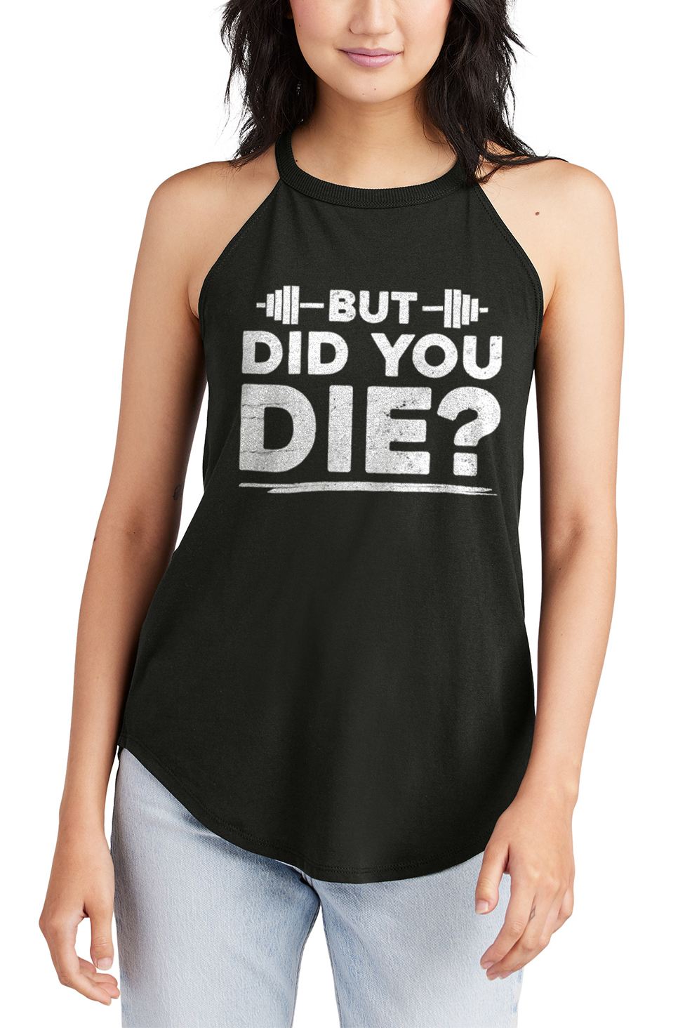 But Did You Die? Printed Women's Yoga Tank Tops-traneing