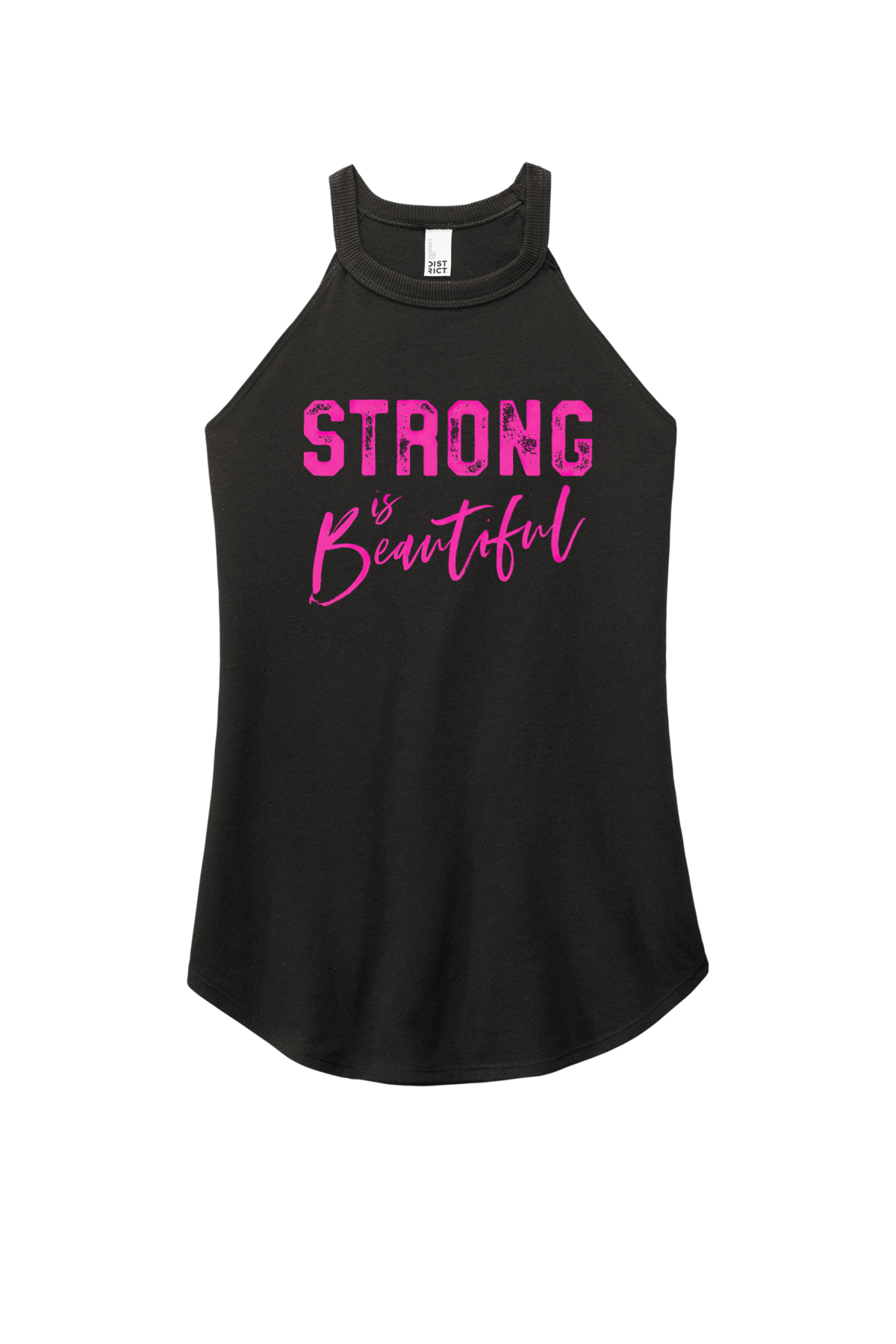 Strong Is Beautiful Printed Women's Yoga Tank Tops-traneing