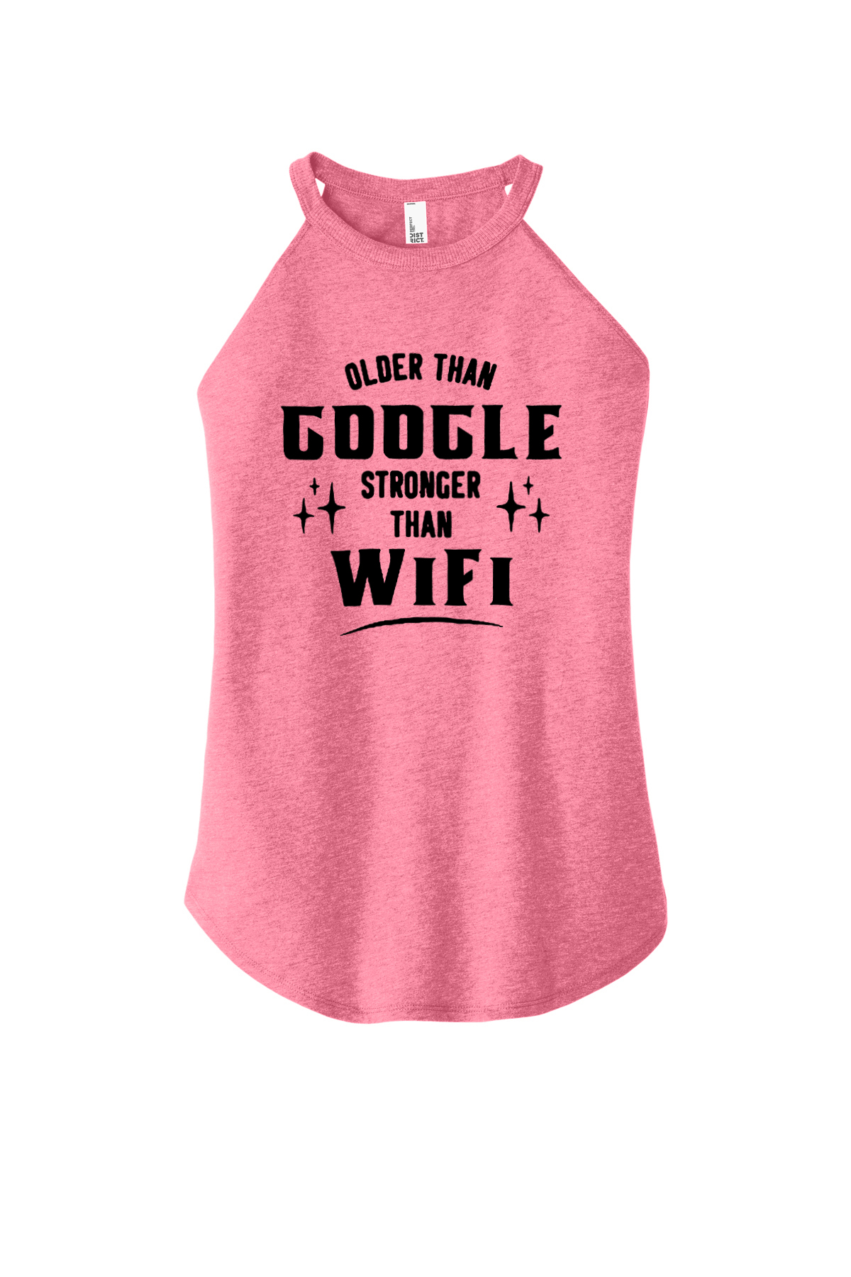 Older Than Google Stronger Than Wifi Printed Women's Yoga Tank Tops Image - 5