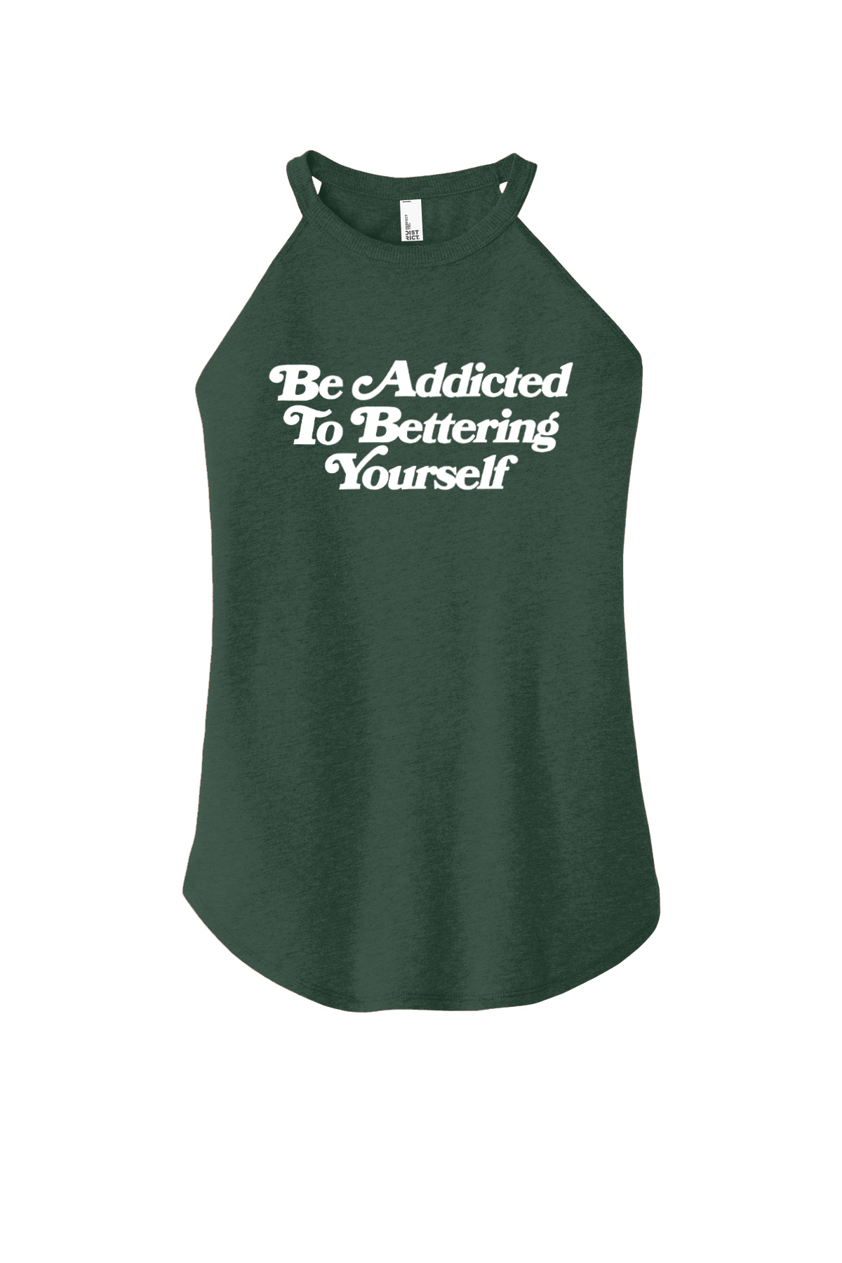 Be Addicted To Bettering Yourself Printed Women's Yoga Tank Tops-traneing