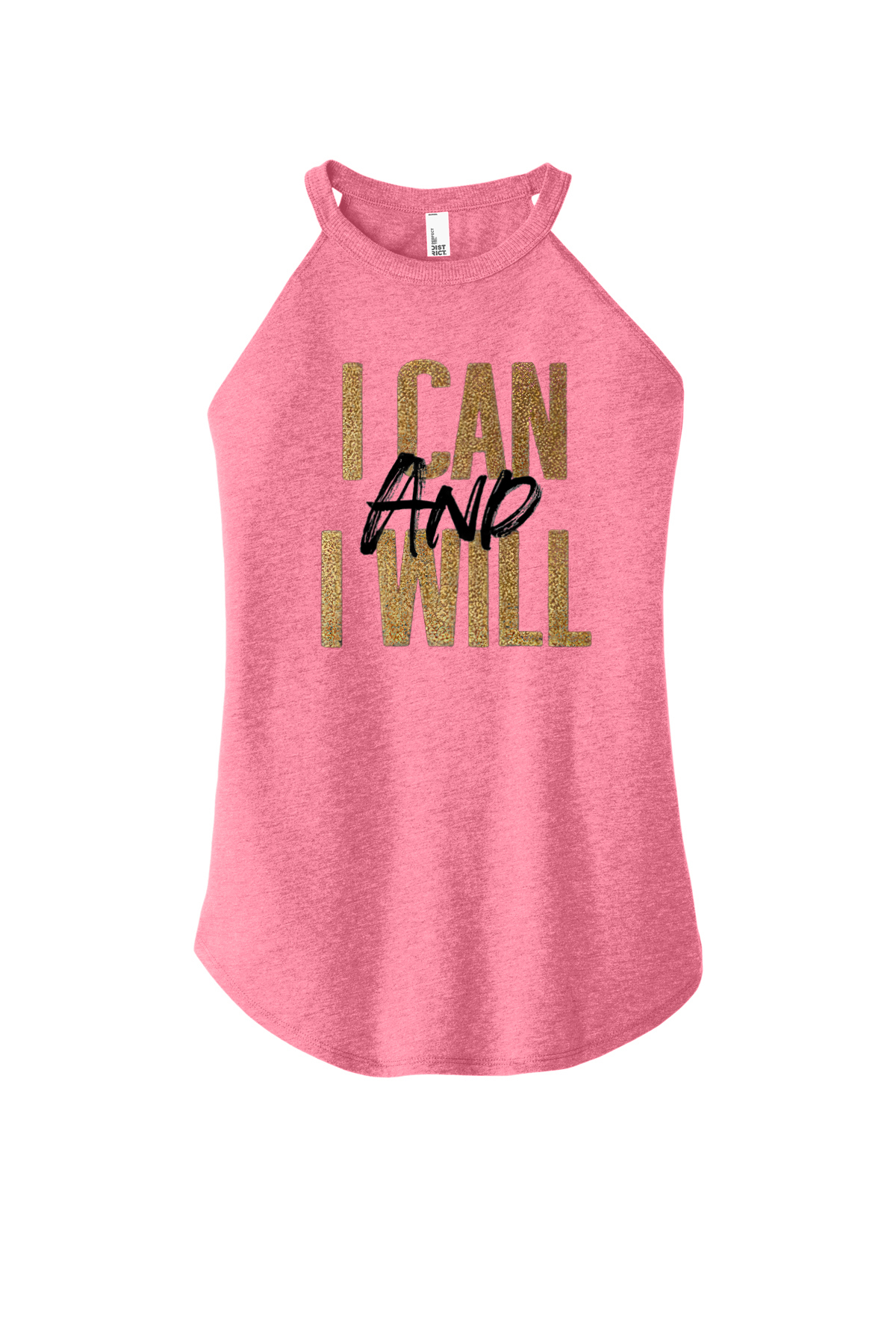 I Can And I Will Printed Women's Yoga Tank Tops-traneing