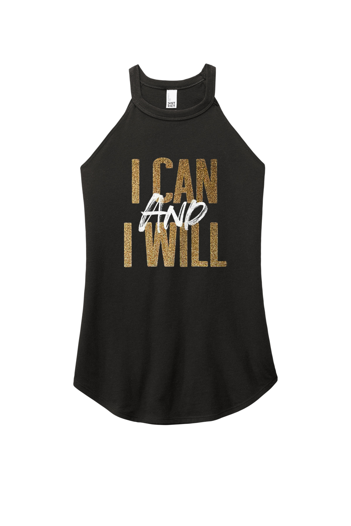 I Can And I Will Printed Women's Yoga Tank Tops-traneing