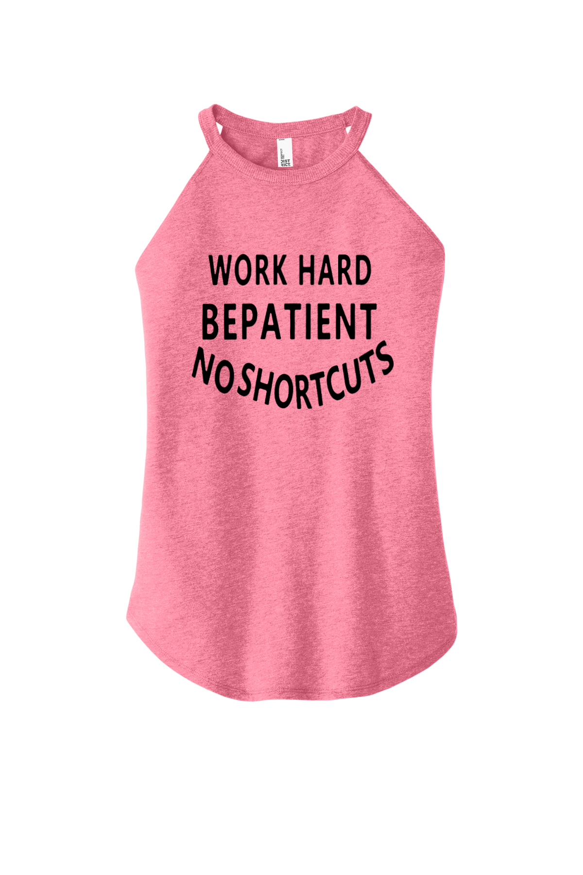 Work Hard Be Patient No Shortcuts Printed Women's Yoga Tank Tops-traneing