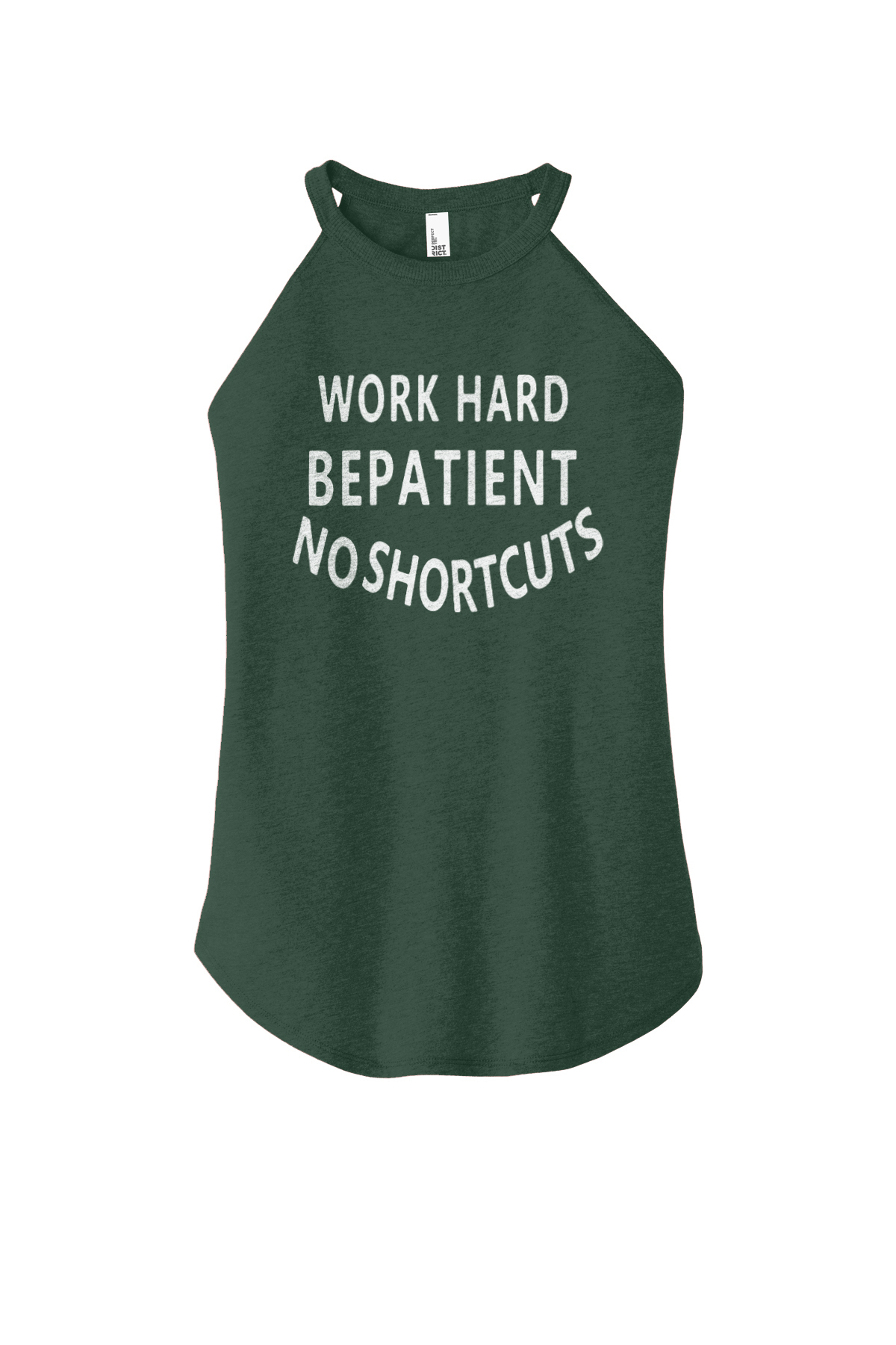 Work Hard Be Patient No Shortcuts Printed Women's Yoga Tank Tops-traneing
