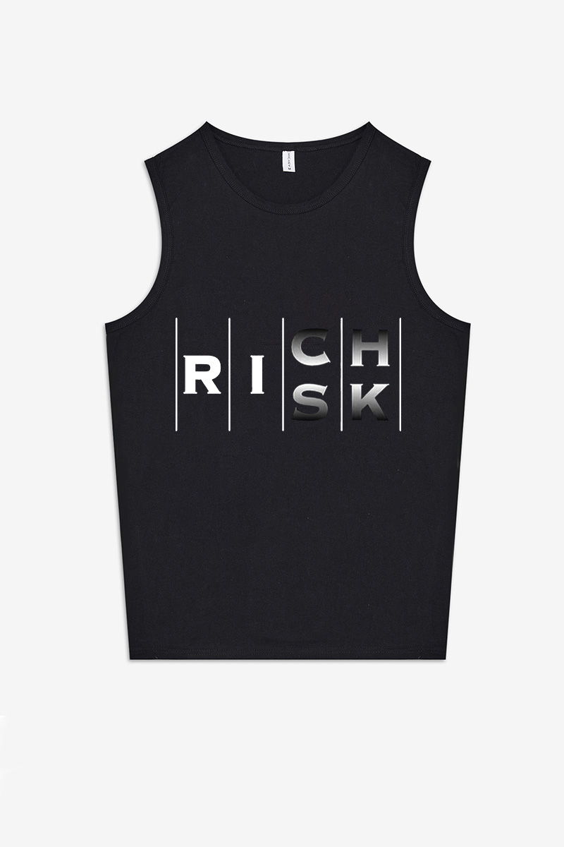 Risk Or Rich Printed Women's Vest-traneing