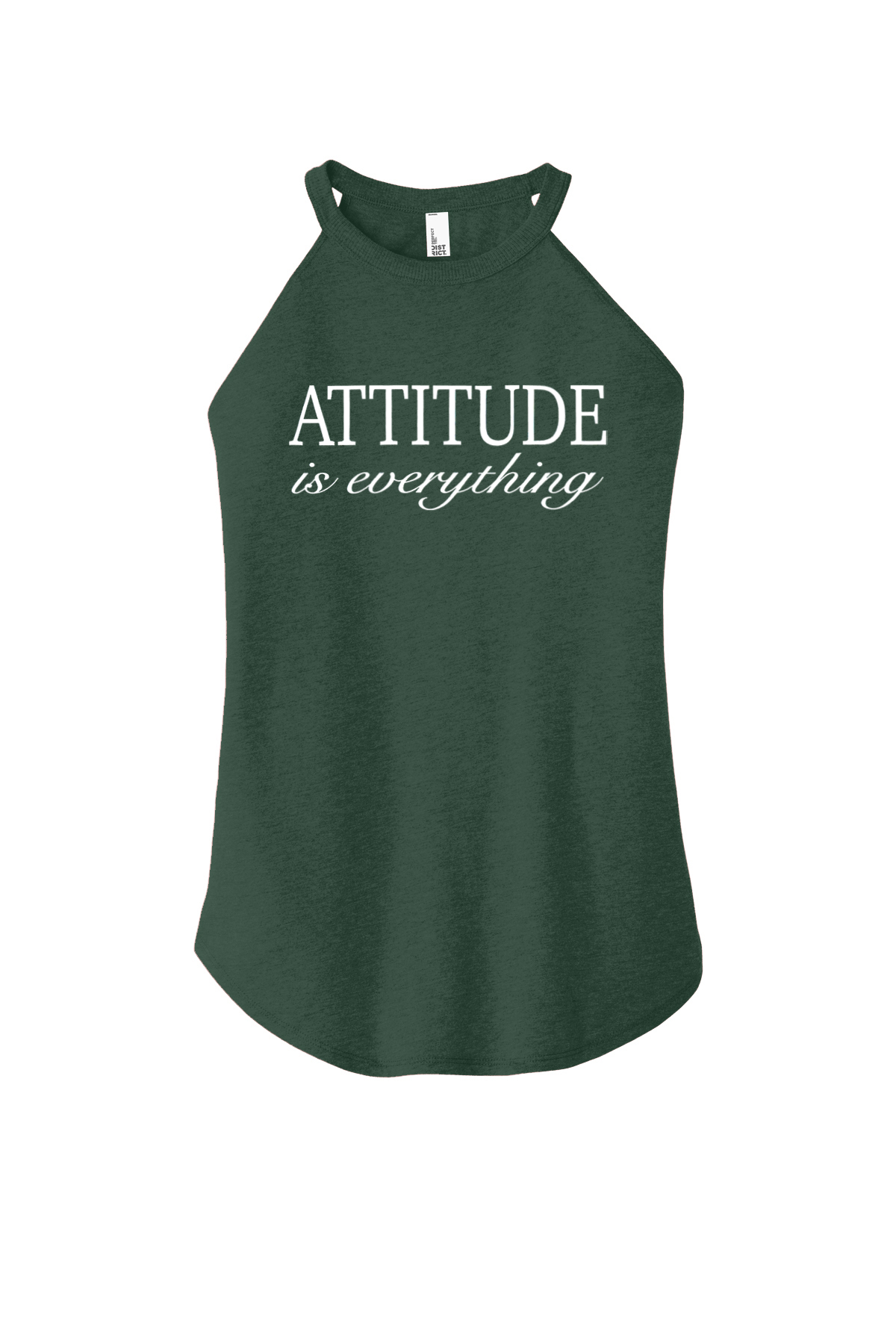 Attitude Is Everything Printed Women's Yoga Tank Tops-traneing