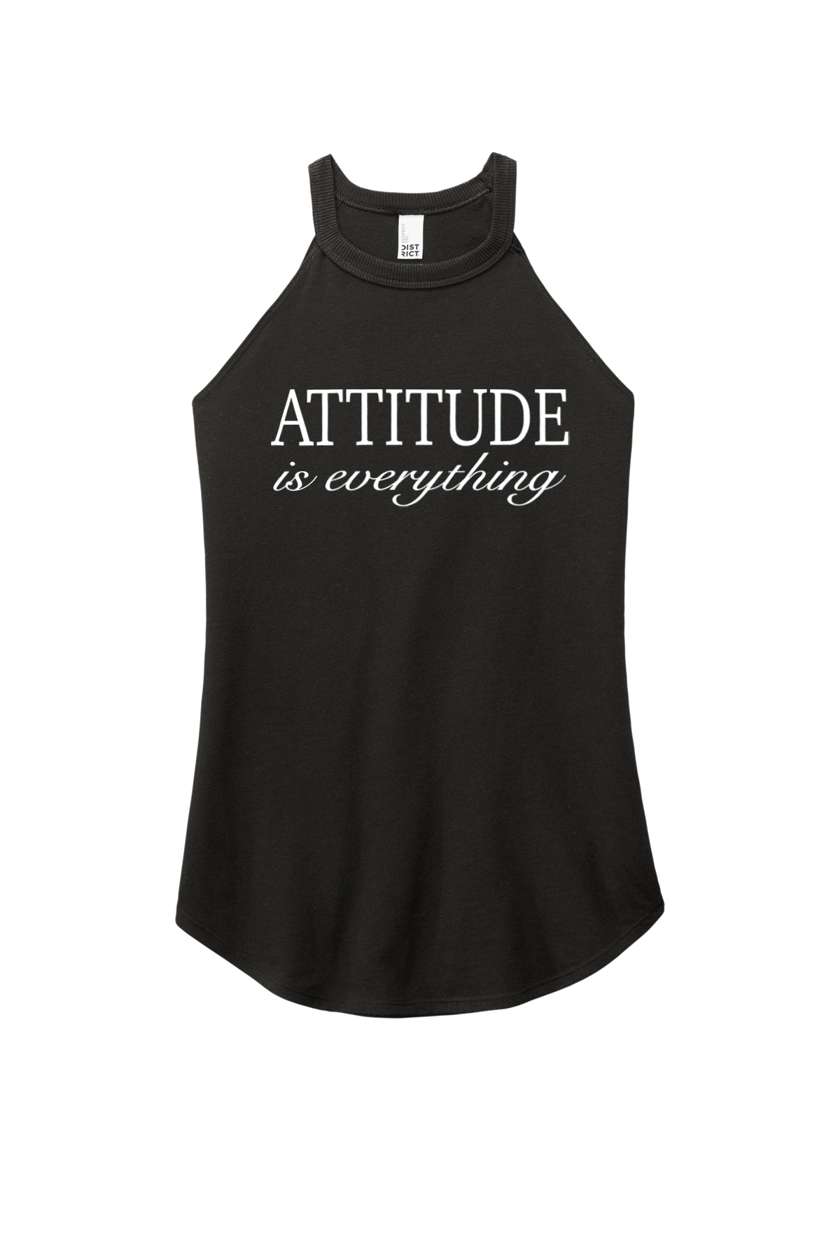 Attitude Is Everything Printed Women's Yoga Tank Tops-traneing