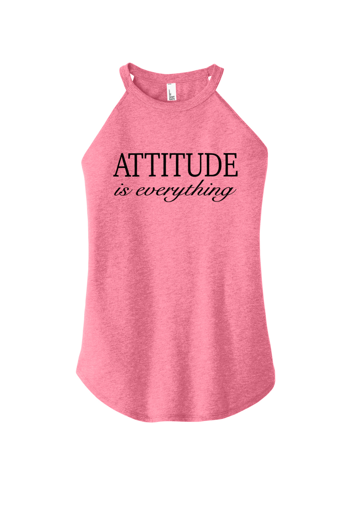 Attitude Is Everything Printed Women's Yoga Tank Tops-traneing