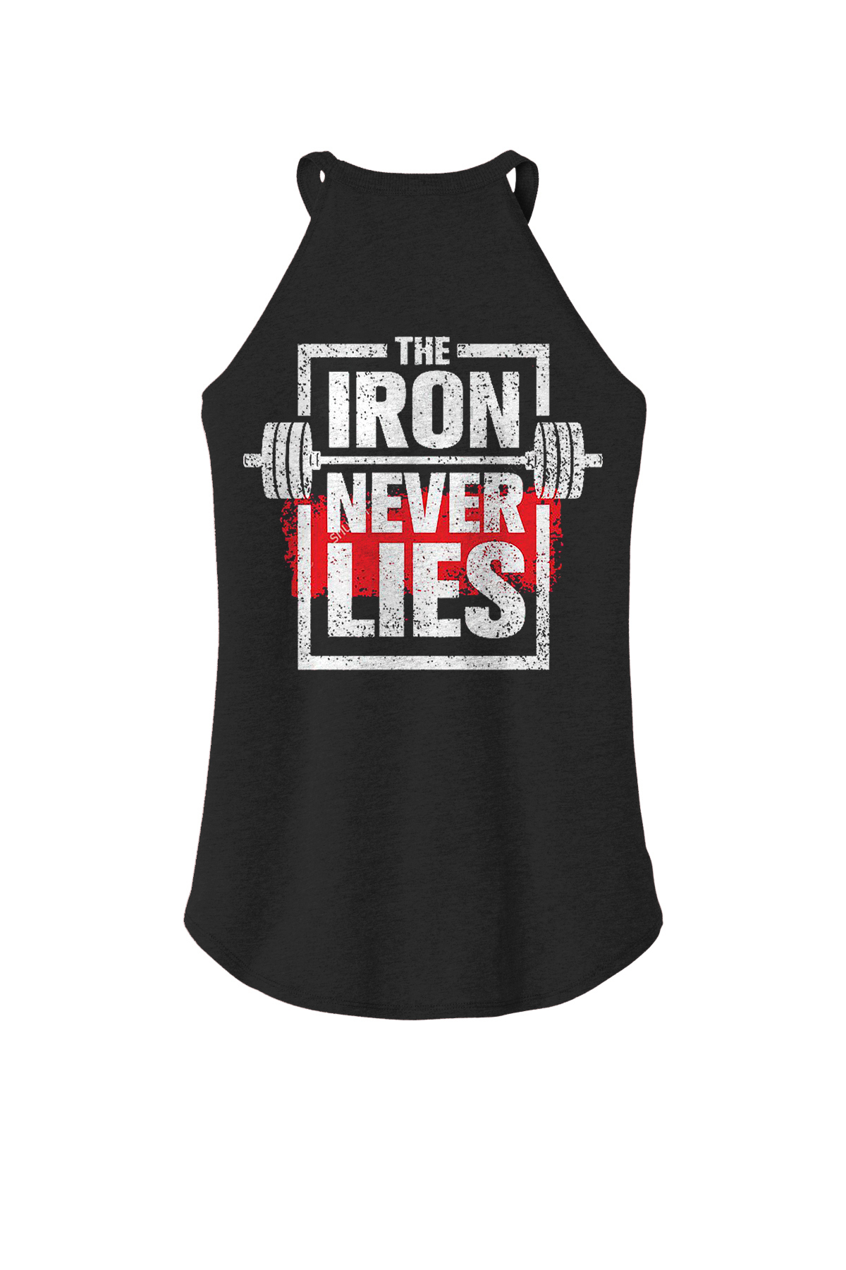 The Iron Never Lies Printed Women's Yoga Tank Tops-traneing