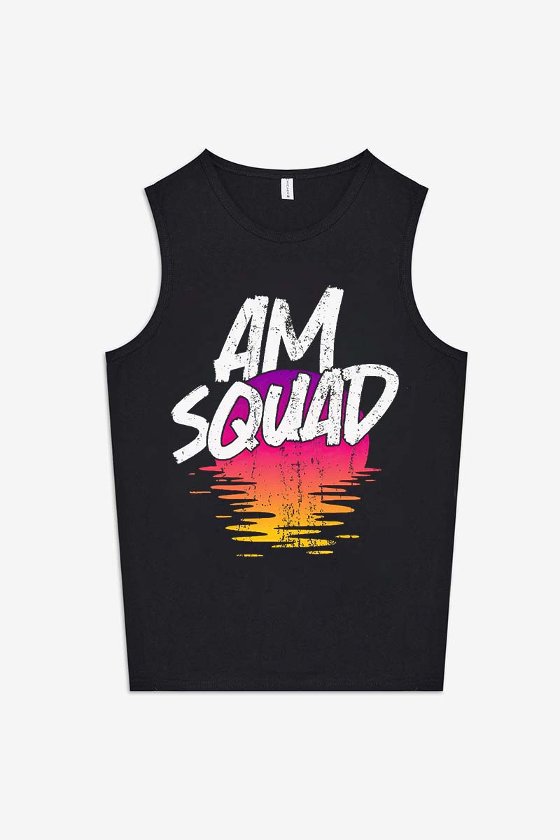 Am Squad Printed Women's Vest-traneing