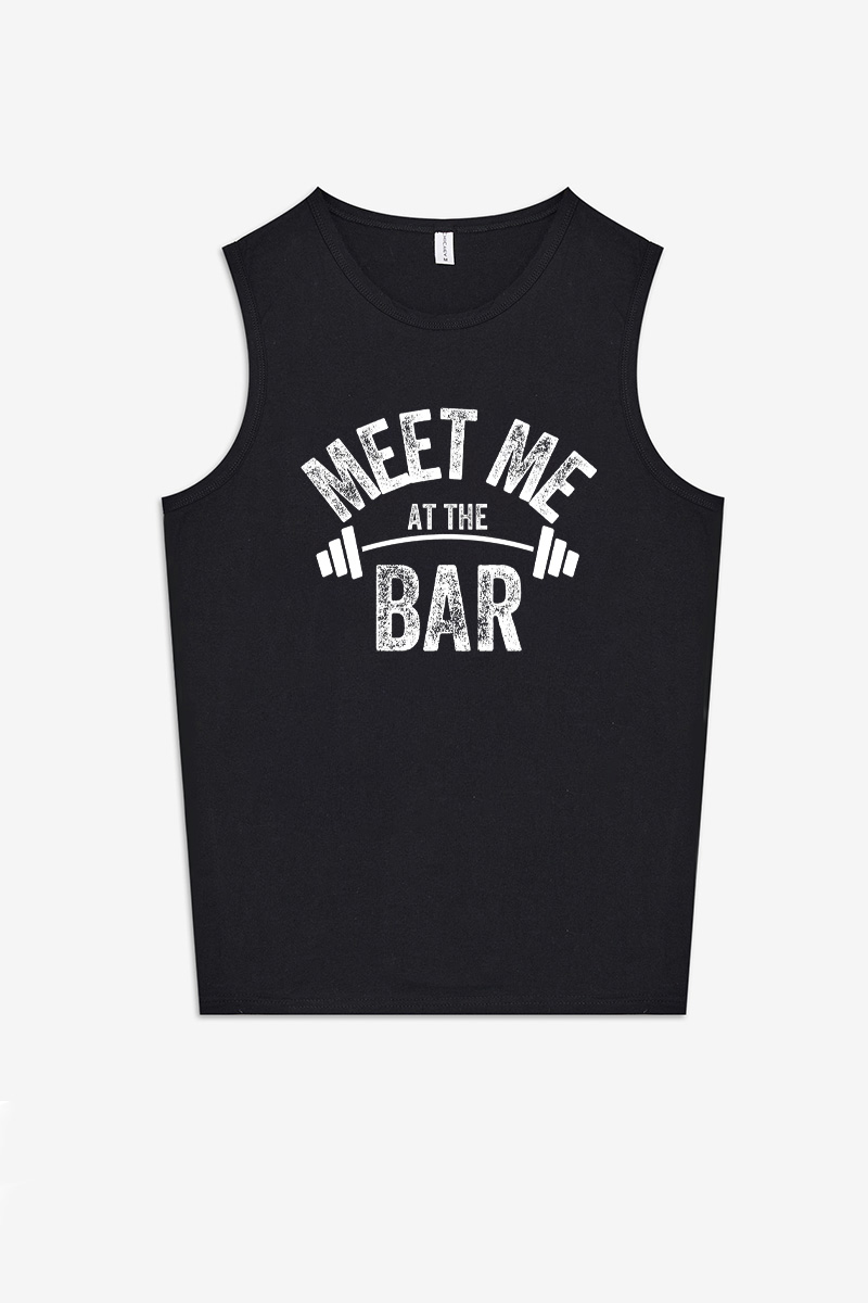 Meet Me At The Bar Printed Women's Vest-traneing