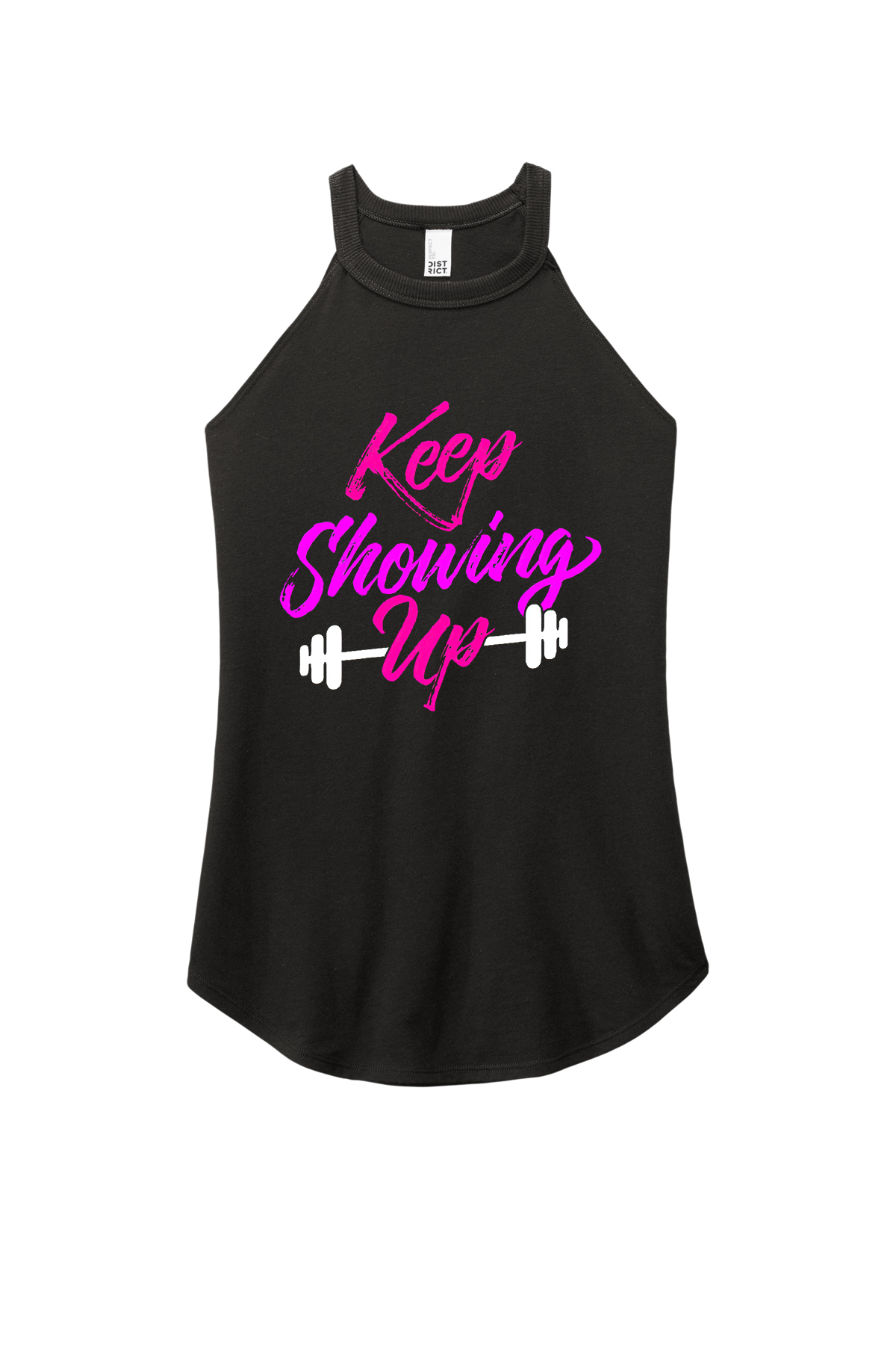 Keeping Showing Up Printed Women's Yoga Tank Tops-traneing