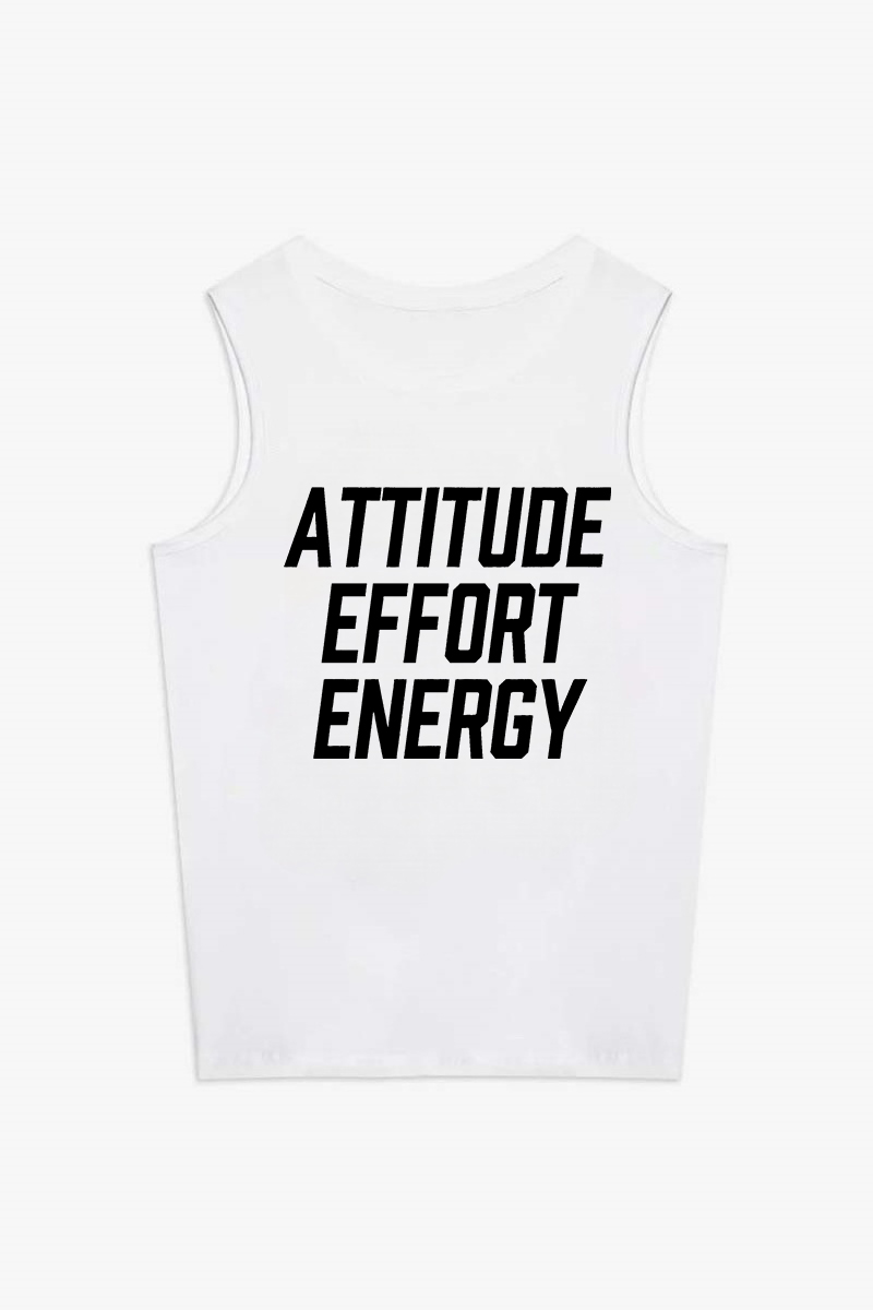 Attitude Effort Energy Printed Women's Vest-traneing