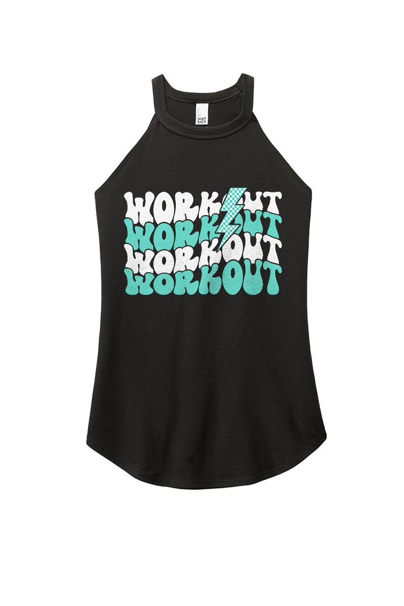 Workout Vintage Printed Women's Yoga Tank Tops-traneing
