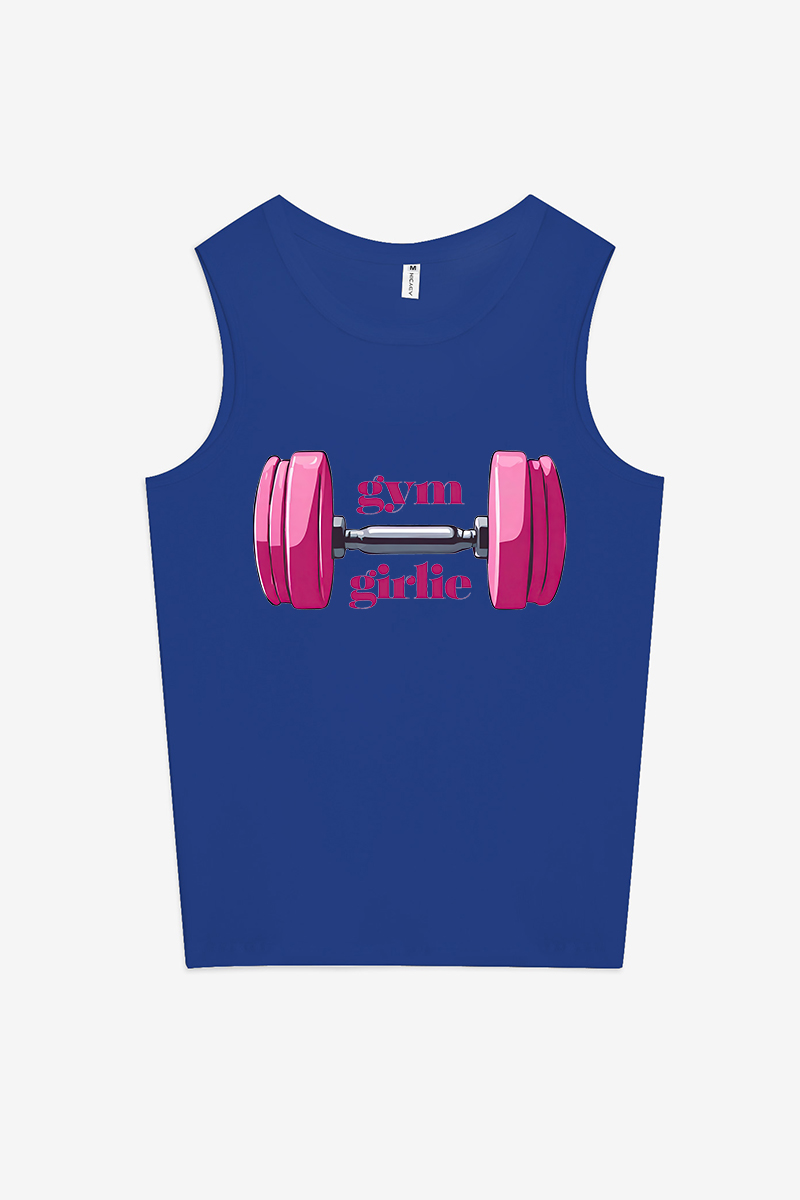 Gym Girlie Printed Women's Vest-traneing