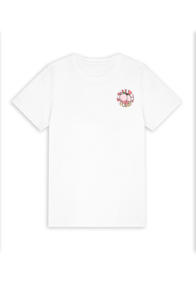 Perfect Peach Printed Women's T-shirt-traneing