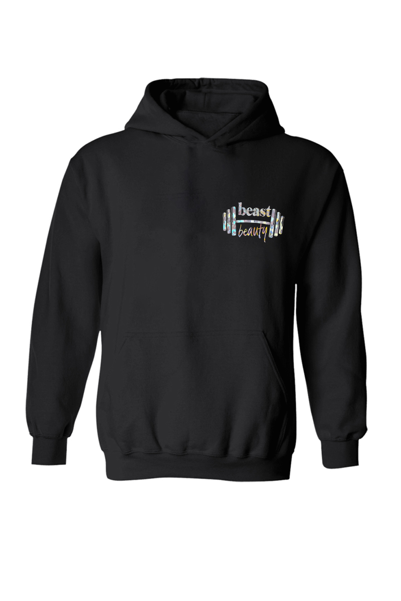 Train Like A Beast Look Like A Beauty Printed Women's Hoodie-traneing